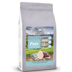 Instinto Pienso Natural Pato con Sardinas para Gato Esterilizado
