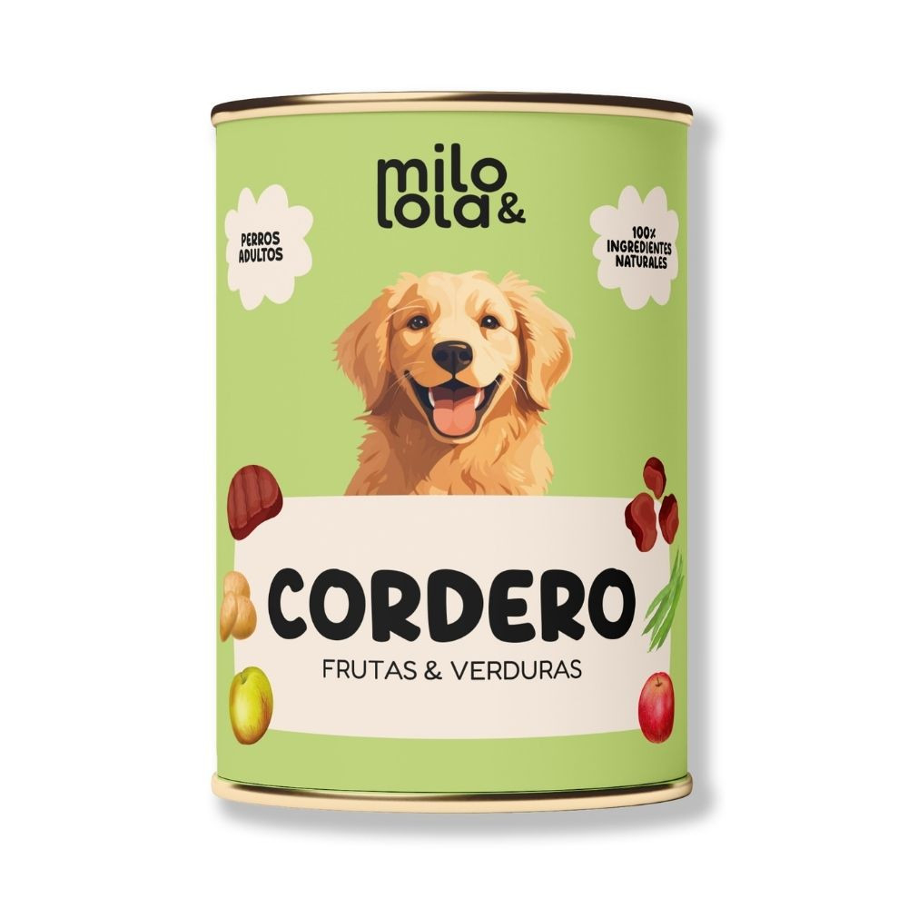 Milo y Lola Cordero (Alimentación Natural Completa) Perro