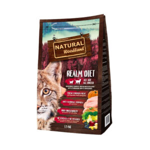 Natural Woodland Pienso Realm Diet Pollo para Gato